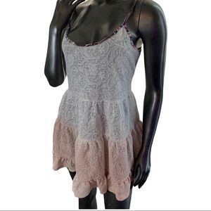 Full lace long Ombré summer top medium bke